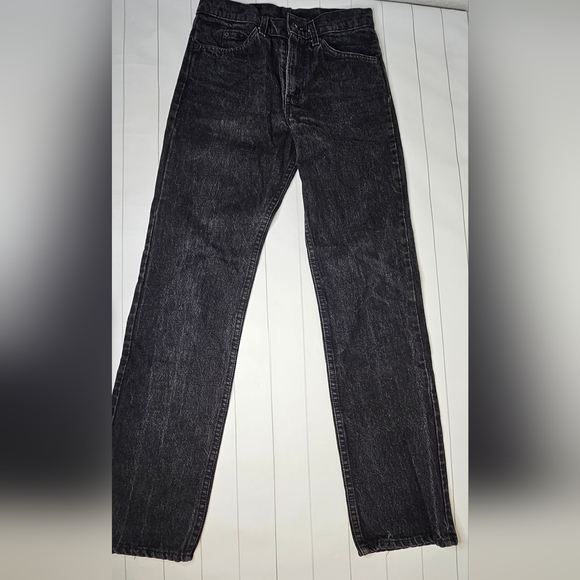 Vintage black Levi's Orange tab regular straight - Picture 7 of 8